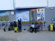 Large information board at the Fernau mid-station