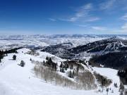 View over the ski resort from Empire (9,570 feet/2,917 metres)