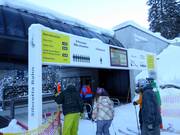 Information at the entrance of the Silvretta lift