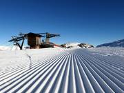 Very well-groomed slopes at Glungezer