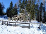 Playground in the ski area