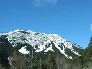 View of the Mt. Norquay ski area