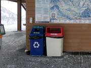 Waste separation in the ski area