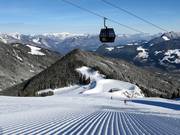 The Spieljochbahn with a perfect slope