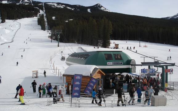 Slate Range: best ski lifts – Lifts/cable cars Lake Louise