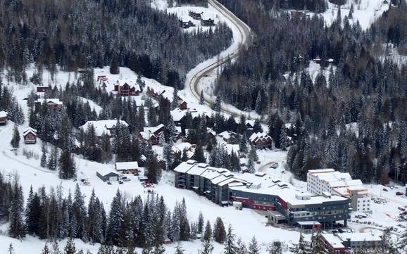 Monashee Mountains: accommodation offering at the ski resorts – Accommodation offering Red Mountain Resort – Rossland