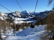 Frauenkar double chairlift with a view towards Teichlboden