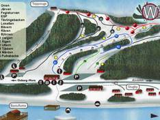 Trail map Wäsabergen