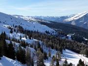 View from Selletta towards Doss Pelà