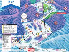 Trail map Ryuoo Ski Park