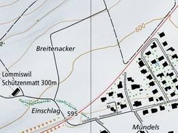 Trail map Lommiswil – Weidli