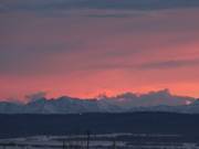 View of the Canadian Rockies from the mountain station
