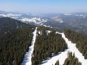 View from the television tower towards Ski center 4 Stoykite