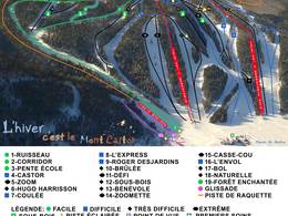 Trail map Mont Castor