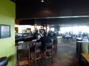 The bar in the Peak Chalet