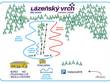 Trail map of the ski resort Lázeňský vrch – Lipová Lázně
