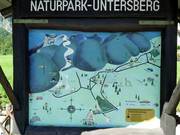 Map of the Untersberg Nature Park
