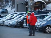 Also up for a chat – parking attendant