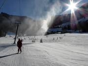 Snowmaking with lances in Werfenweng