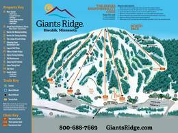 Trail map Giants Ridge