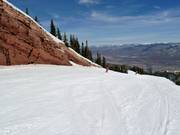 Broadway downhill run at the summit