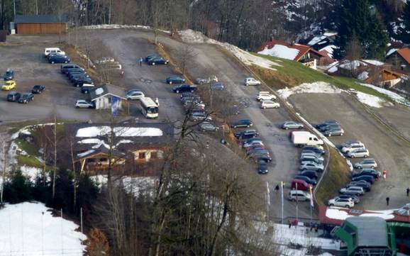 Alpsee Grünten: access to ski resorts and parking at ski resorts – Access, Parking Ofterschwang/Gunzesried – Ofterschwanger Horn