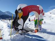 Tip for children  - Salastrains children's area run by the Schweizer Skischule St. Moritz