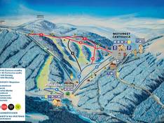 Trail map Čertovica