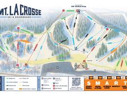 Trail map Mt. La Crosse