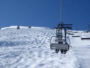 Mogul slope at the Brandegg lift