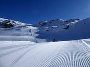 Perfectly groomed slopes