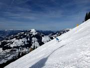 Black slope from the Choralpe to Westendorf