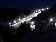 Night skiing
