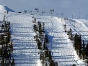 Challenging slopes on the north side