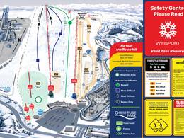 Trail map Canada Olympic Park – Calgary
