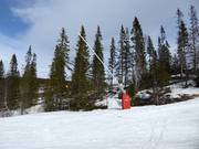 Snow lance in the Åre ski resort