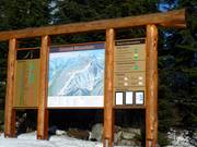 Information board on Grouse Mountain