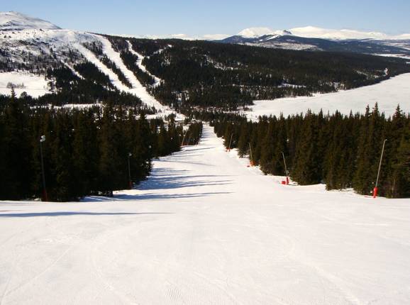 Easy slope at the Blabaerfjell platter lift