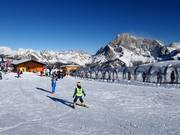 Conveyor belt on Alpe Tognola