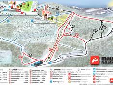 Trail map Målselv Fjellandsby