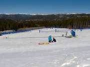 Practice area with conveyor belt