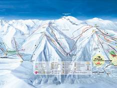 Trail map Espace Lumière – Pra Loup/Val d’Allos