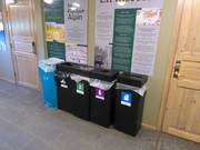 Waste separation in the Nesfjellet ski area