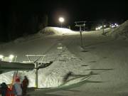 Night skiing
