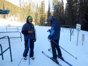 The ski passes are still scanned manually.