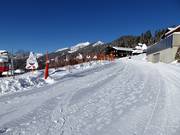 Practice area of the Schneesportschule Silbertal