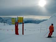 Junctions are excellently signposted