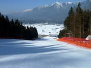 The finish area of the Kandahar