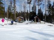 Rest area in the Levi ski resort