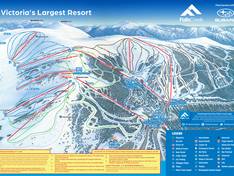 Trail map Falls Creek